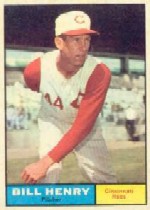 1961 Topps Baseball Cards      066      Bill Henry